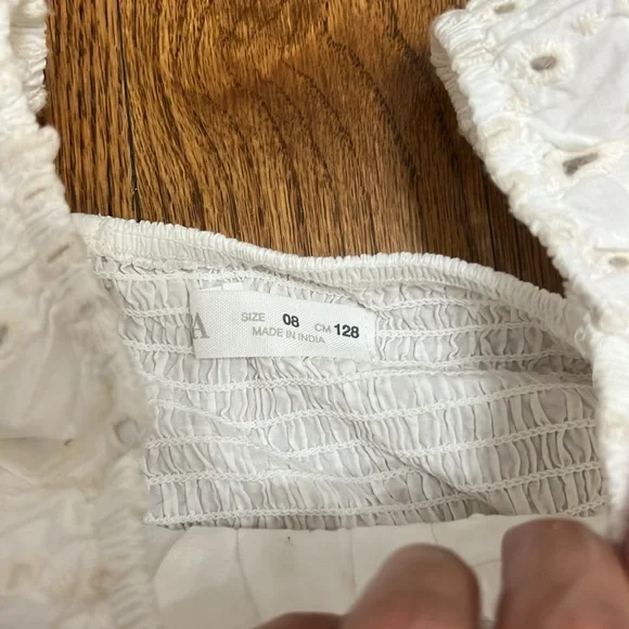 Zara Matching Embroidered/Crochet Set